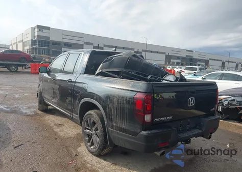 2023 Honda Ridgeline Sport z USA, uszkodzony, nr VIN 5FPYK3F12PB048780